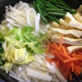 千切り野菜鍋